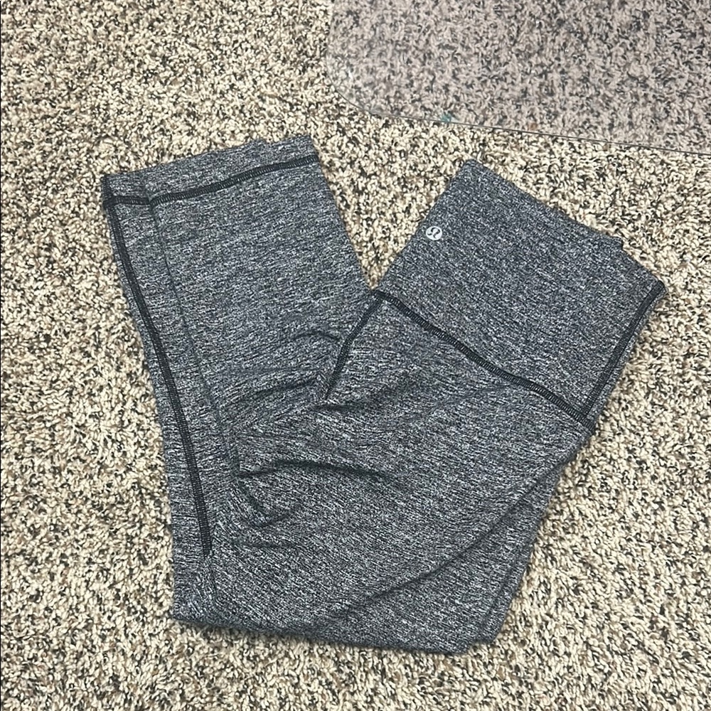 lululemon athletica Gray Leggings Soft Stretchy Knit